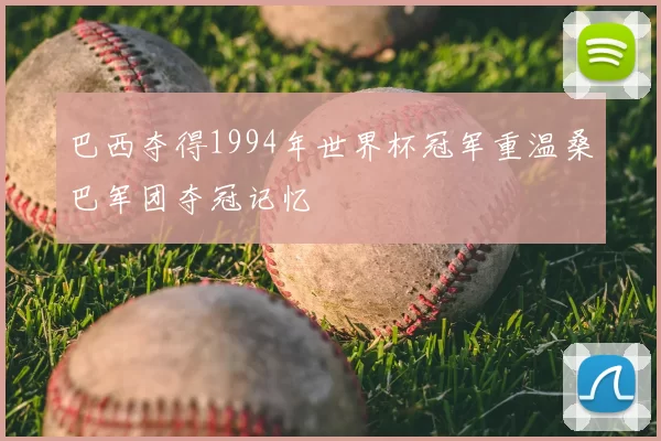 巴西夺得1994年世界杯冠军重温桑巴军团夺冠记忆